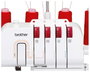 Brother M343D Overlock Rojo, Blanco