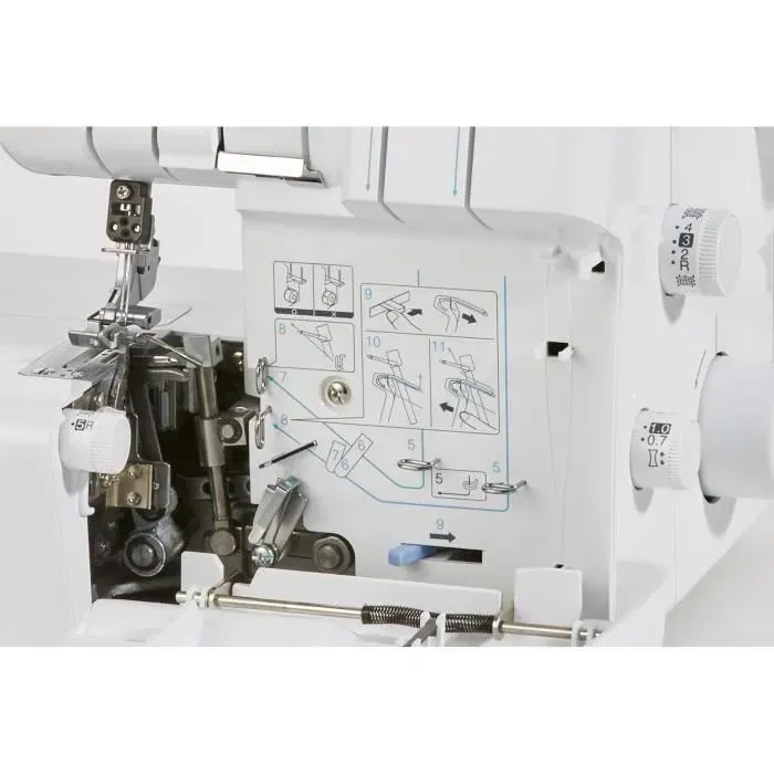 Brother M343D Overlock Máquina de coser 2 agujas, brazo libre, iluminación LED, diferencial ajustable, 3 años de garantía Brother M343D Overlock Máquina de coser 2 agujas, brazo libre, iluminación LED, diferencial ajustable, 3 años de garantía