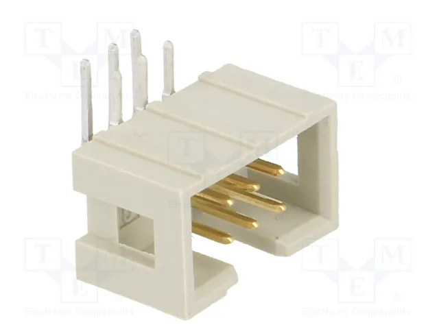 HARTING Conector IDC de datos, 6 pines, 90° angulado, THT, 2.54mm HARTING Conector IDC de datos, 6 pines, 90° angulado, THT, 2.54mm