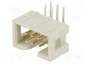 HARTING Conector IDC de datos, 6 pines, 90° angulado, THT, 2.54mm