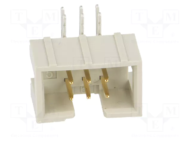 HARTING Conector IDC de datos, 6 pines, 90° angulado, THT, 2.54mm HARTING Conector IDC de datos, 6 pines, 90° angulado, THT, 2.54mm