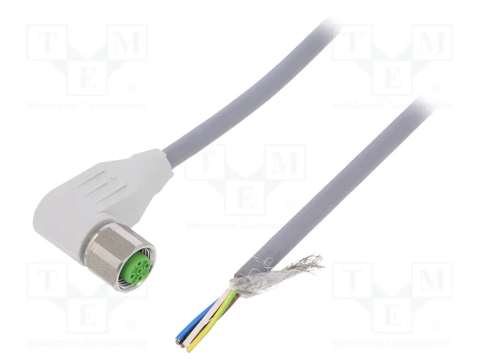 MURRELEKTRONIK Cable para sensores M12 hembra angular 3m 5 pines MURRELEKTRONIK Cable para sensores M12 hembra angular 3m 5 pines