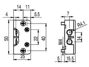 PIZZATO ELETTRICA Interruptor de seguridad DS a llave NC