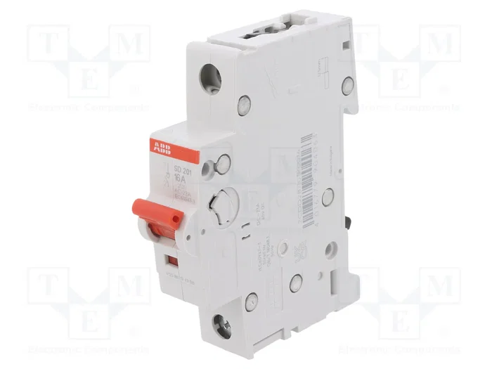 ABB SD201/16 Interruptor de aislamiento 16A 253VAC ABB SD201/16 Interruptor de aislamiento 16A 253VAC