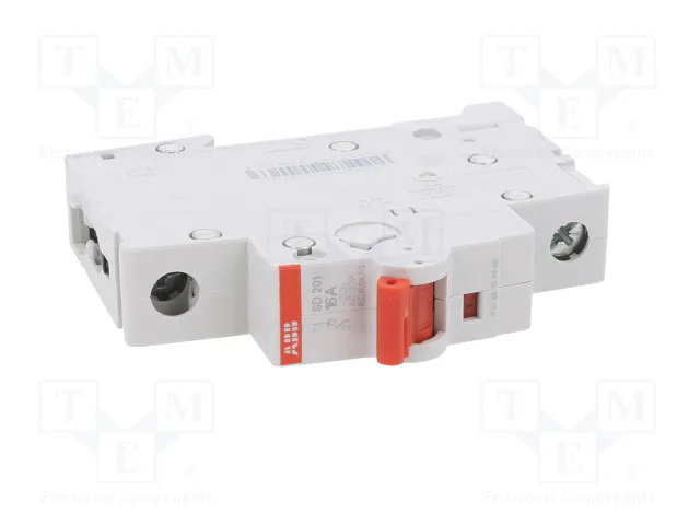 ABB SD201/16 Interruptor de aislamiento 16A 253VAC ABB SD201/16 Interruptor de aislamiento 16A 253VAC
