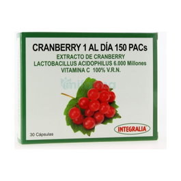 Integralia Cranberry 1 al Día 150 PACs 30 cápsulas