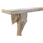 DKD Home Decor Estantería de Mango Elefante Natural y Blanco
