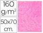 Liderpapel Fieltro Rosa 50x70cm 160g/m2, Pack de 10 unidades