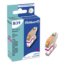 Pelikan Cartucho de Tinta Compatible Brother LC223 M Magenta