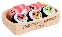 Just Play Relatable Emotional Support Peluche Sushi