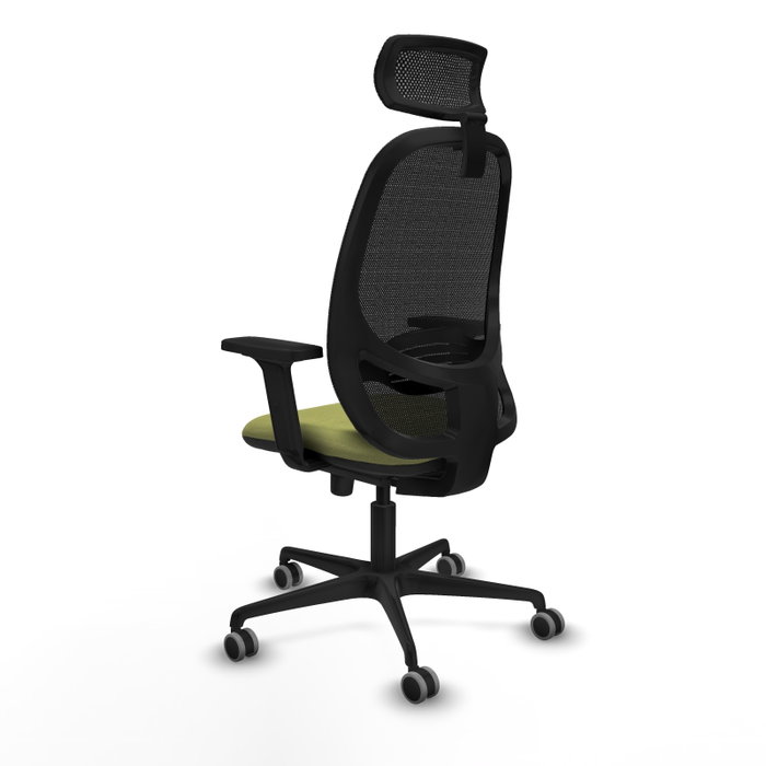 PIQUERAS Y CRESPO Silla de oficina Cilanco con mecanismo Sincro, Verde oliva y Negro PIQUERAS Y CRESPO Silla de oficina Cilanco con mecanismo Sincro, Verde oliva y Negro