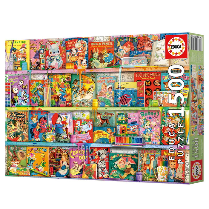 Educa Puzzle 1500 piezas El Rincón De Los Cuadernillos Kitsch Educa Puzzle 1500 piezas El Rincón De Los Cuadernillos Kitsch