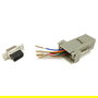 EQUIP Adaptador DB9 Serial a RJ45 Femenino Gris, Referencia Bu/Bu 8Pin, 72 mm