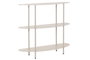 DKD Home Decor Consola Urban Cream 28 x 81 x 90 cm 3 Estantes Hierro