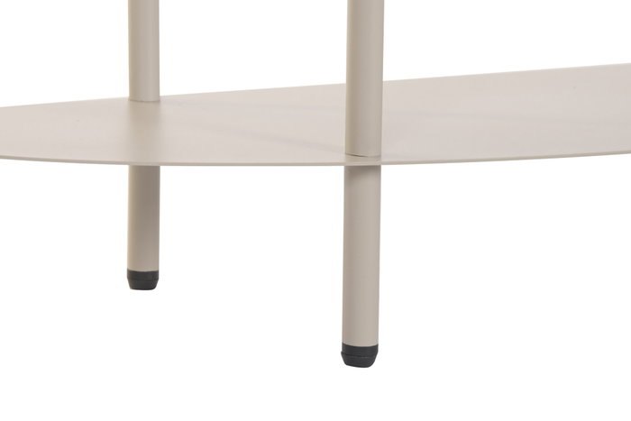 DKD Home Decor Consola Urban Cream 28 x 81 x 90 cm 3 Estantes Hierro