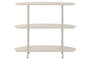 DKD Home Decor Consola Urban Cream 28 x 81 x 90 cm 3 Estantes Hierro