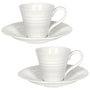 Portmeirion Set 2 Tazas Café Espresso 80 ml Sophie Conran Apto Microondas Lavavajillas