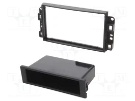 ACV Bastidor de montaje de radio 2 DIN para Chevrolet, negro