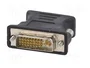 GEMBIRD Adaptador DVI-I (24+5) a D-Sub 15pin HD, Negro