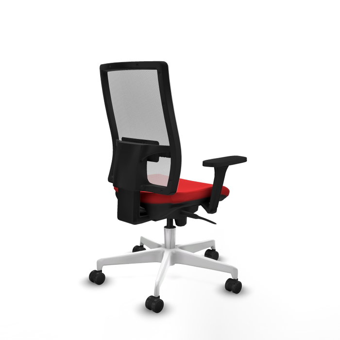 PIQUERAS Y CRESPO Silla de oficina Horna Rojo y Blanco PIQUERAS Y CRESPO Silla de oficina Horna Rojo y Blanco