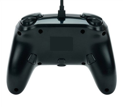 Power A Mando con Cable 1522785-01 para Nintendo Switch, Pikachu Negro/Plata, con Cable de 3m y Botones Asignables