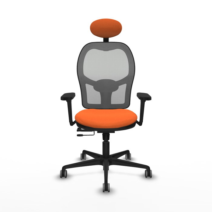 PIQUERAS Y CRESPO Silla de oficina Jorquera Naranja y Gris PIQUERAS Y CRESPO Silla de oficina Jorquera Naranja y Gris
