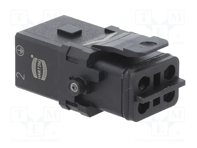 HARTING Han® 1A Plantilla de contacto hembra HDC con 4 pines