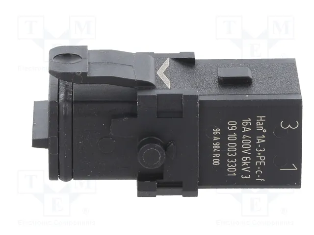 HARTING Han® 1A Plantilla de contacto hembra HDC con 4 pines