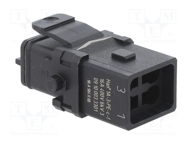 HARTING Han® 1A Plantilla de contacto hembra HDC con 4 pines