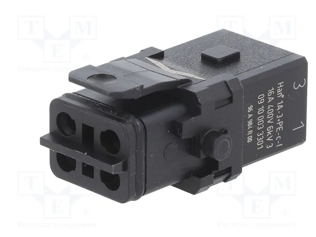 HARTING Han® 1A Plantilla de contacto hembra HDC con 4 pines