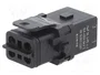 HARTING Han® 1A Plantilla de contacto hembra HDC con 4 pines
