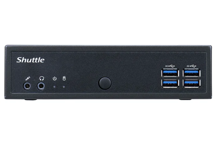 Shuttle DL30N Mini PC barebone Intel N100 Negro