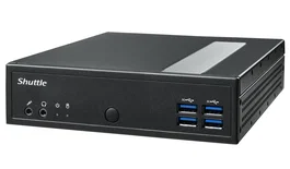 Shuttle DL30N Mini PC barebone Intel N100 Negro