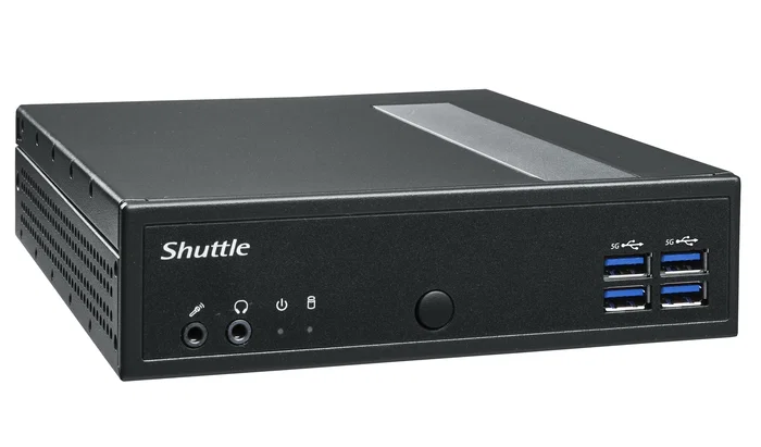Shuttle DL30N Mini PC barebone Intel N100 Negro