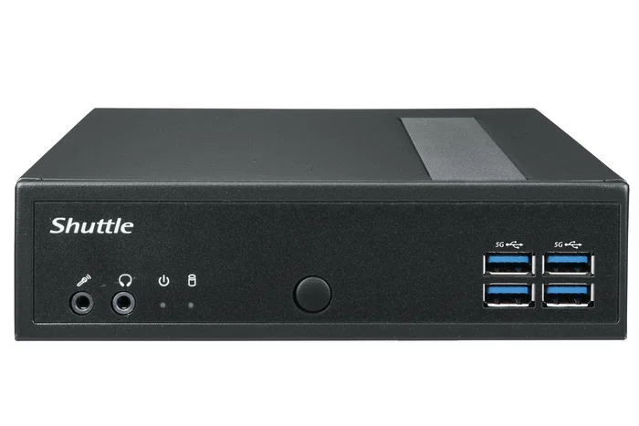 Shuttle DL30N Mini PC barebone Intel N100 Negro
