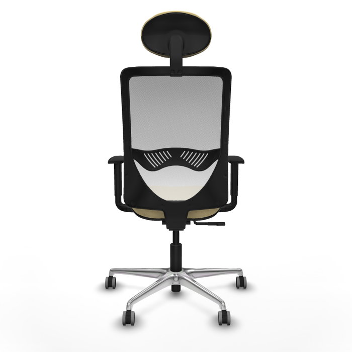 PIQUERAS Y CRESPO Silla de oficina Zulema con Mecanismo Sincro, Crema y Blanco PIQUERAS Y CRESPO Silla de oficina Zulema con Mecanismo Sincro, Crema y Blanco