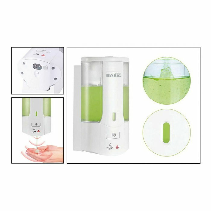 Dispensador de Jabón Basic Home 400 ml 0,4 l Eléctrico De pared (6 Unidades)