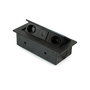 Emuca Multiconector para escritorio Atom 26 Lite Negro