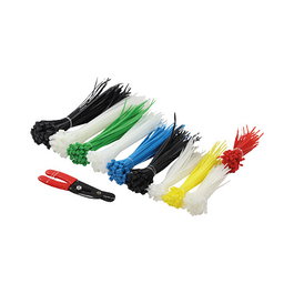 LogiLink Set de 600 Bridas de Nailon Variadas