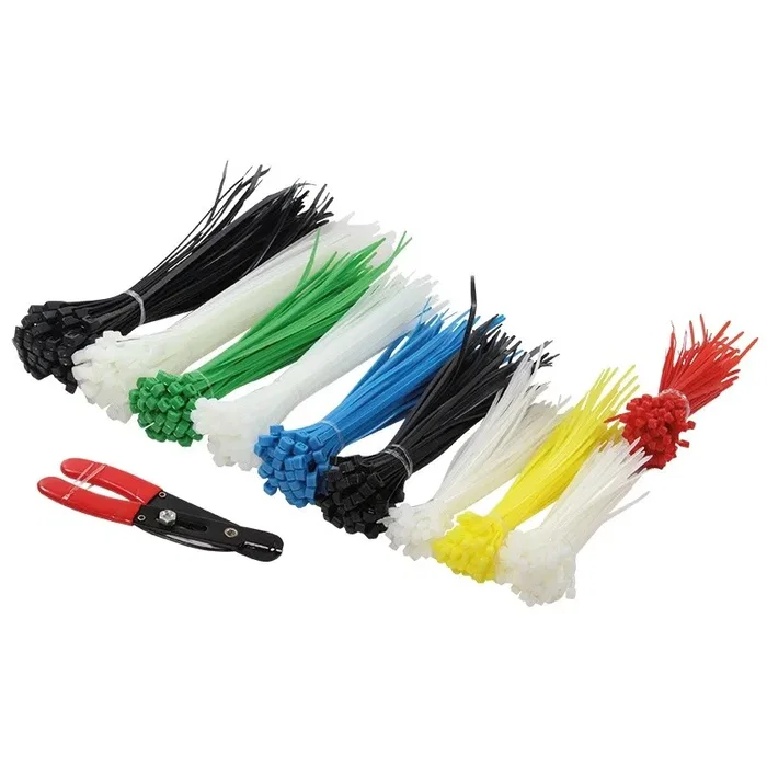 LogiLink Set de bridas de nylon, 600 piezas con pelacables