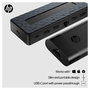 HP USB-C Hub Cargador Portatil Universal 65W con HDMI 2.0, DisplayPort 1.2, Ethernet y 3 Puertos USB, Color Negro