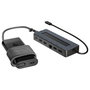 HP USB-C Hub Cargador Portatil Universal 65W con HDMI 2.0, DisplayPort 1.2, Ethernet y 3 Puertos USB, Color Negro