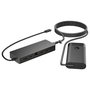 HP USB-C Hub Cargador Portatil Universal 65W con HDMI 2.0, DisplayPort 1.2, Ethernet y 3 Puertos USB, Color Negro