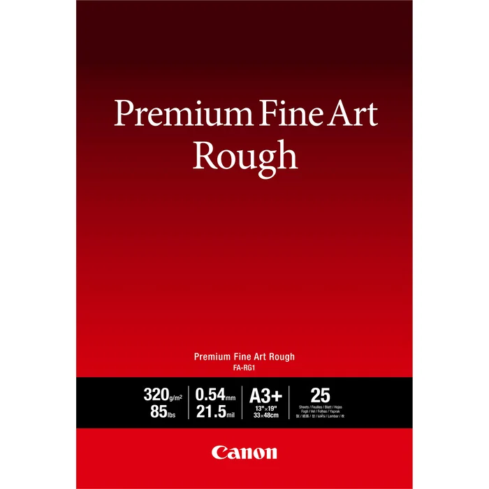 Canon Premium Fine Art Rough A3+ 320 g/m² (25 hojas) Canon Premium Fine Art Rough A3+ 320 g/m² (25 hojas)