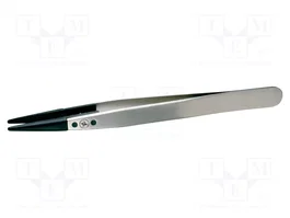 LINDSTRÖM Pinza Recta 130mm con Punta Redonda de Fibra de Carbono