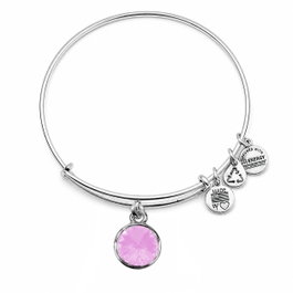 Alex And Ani Pulsera Junio con Acabado Brillante Gris