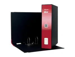 Archivador rellenable Rexel Dox 2 Rojo A4 Cartón Reciclado