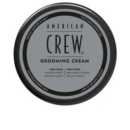 American Crew Grooming Cream - Crema Fijadora para Peinado Hombre, Aporta Brillo y Acondiciona, Con Aloe Vera, Para Todo Tipo de Cabello, 85 g