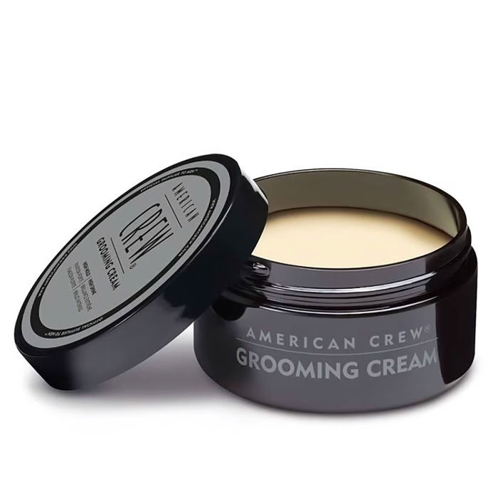 American Crew GROOMING CREAM Crema Fijadora para Hombre con Aloe Vera y Brillo Intenso, Cabello Saludable 85 gr