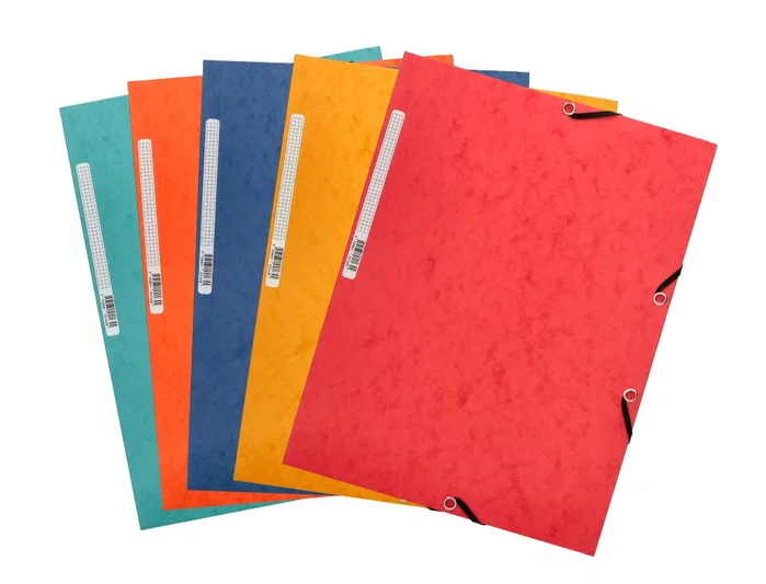Q-connect Carpeta de solapas en símil prespán con elástico, colores surtidos Q-connect Carpeta de solapas en símil prespán con elástico, colores surtidos